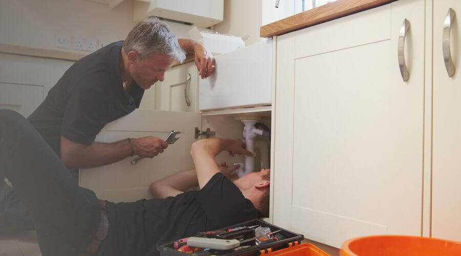 Professional burst pipe repair services in Booneville, MS